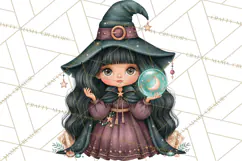 Halloween Village Clipart PNG, Spooky Cottage Town Product Image 3