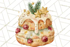 Christmas Dessert Clipart PNG Product Image 3