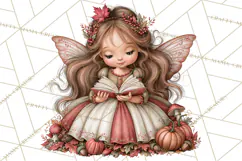 Enchanted Autumn Fairy World PNG, Fall Fairies Product Image 4