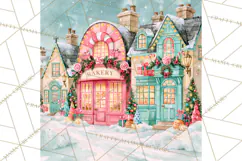 Merry And Bright Christmas Watercolor PNG Product Image 5