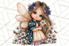 Midnight Halloween Fairy World PNG, Fall Fairies Product Image 5