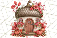 Enchanted Autumn Fairy World PNG, Fall Fairies Product Image 3