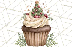 Christmas Dessert Clipart PNG Product Image 3