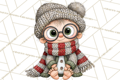Christmas Munchkins Cute Holiday Clipart PNG Product Image 3