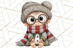 Christmas Munchkins Cute Holiday Clipart PNG Product Image 3