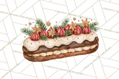 Christmas Dessert Clipart PNG Product Image 4