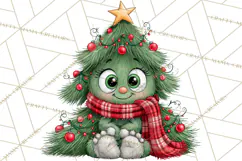 Christmas Munchkins Cute Holiday Clipart PNG Product Image 5