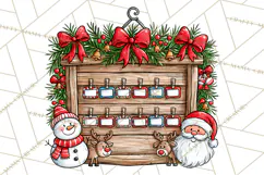 Christmas School Clipart PNG, Teacher Classroom Holiday Png Product Image 5
