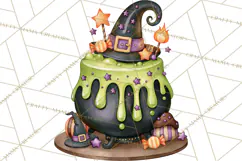 Spooky Halloween Desserts Clipart PNG Product Image 2