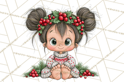 Christmas Munchkins Cute Holiday Clipart PNG Product Image 2