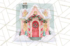 Merry And Bright Christmas Watercolor PNG Product Image 3