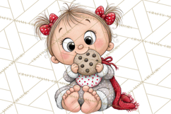 Christmas Munchkins Cute Holiday Clipart PNG Product Image 4