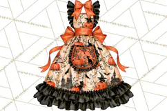 Bright Halloween Kitchen Clipart PNG, Spooky Aprons Mixers Product Image 4