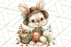 Autumn Village Clipart PNG, Cozy Fall Cottage Town Product Image 4
