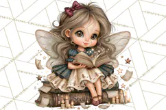 Midnight Halloween Fairy World PNG, Fall Fairies Product Image 4