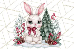 Christmas Tree Farm PNG Clipart, Santa & Elf Characters Product Image 4