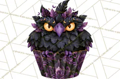 Halloween Monster Cupcake Clipart Png, Halloween Sweets Product Image 5