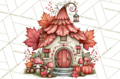 Enchanted Autumn Fairy World PNG, Fall Fairies Product Image 5