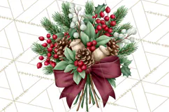 Christmas Tree Farm PNG Clipart, Santa & Elf Characters Product Image 5