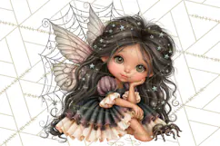 Midnight Halloween Fairy World PNG, Fall Fairies Product Image 2