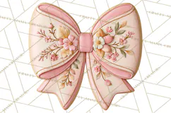 Pink Autumn Cookies Clipart PNG Product Image 2