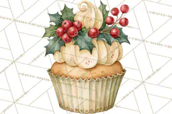 Christmas Dessert Clipart PNG Product Image 2