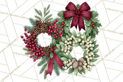 Christmas Tree Farm PNG Clipart, Santa & Elf Characters Product Image 2