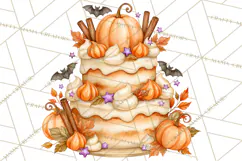 Spooky Halloween Desserts Clipart PNG Product Image 4