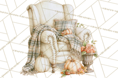 Frayed Fall Ghosts PNG Cozy Autumn Ghost Clipart Product Image 4