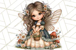 Midnight Halloween Fairy World PNG, Fall Fairies Product Image 2