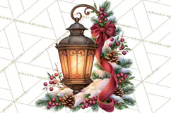 Christmas Tree Farm PNG Clipart, Santa & Elf Characters Product Image 3