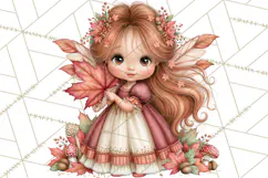 Enchanted Autumn Fairy World PNG, Fall Fairies Product Image 5