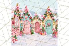Merry And Bright Christmas Watercolor PNG Product Image 5