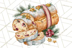 Christmas Dessert Clipart PNG Product Image 5