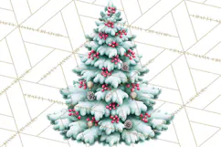 Christmas Tree Farm PNG Clipart, Santa & Elf Characters Product Image 5