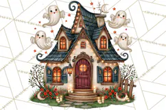 Midnight Halloween Fairy World PNG, Fall Fairies Product Image 2