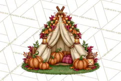 Halloween Camper Clipart PNG Vintage Camping Designs Product Image 5