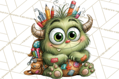 Little Monster Academy Clip Art PNG Product Image 2