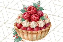 Christmas Dessert Clipart PNG Product Image 3