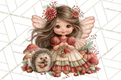 Enchanted Autumn Fairy World PNG, Fall Fairies Product Image 4