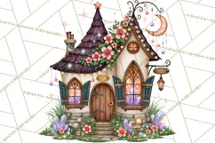 Midnight Halloween Fairy World PNG, Fall Fairies Product Image 4