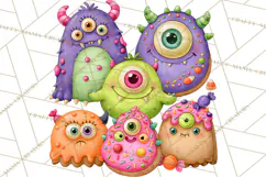 Spooky Halloween Desserts Clipart PNG Product Image 2