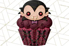 Halloween Monster Cupcake Clipart Png, Halloween Sweets Product Image 2
