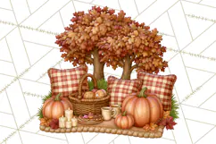 Halloween Camper Clipart PNG Vintage Camping Designs Product Image 5