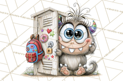 Little Monster Academy Clip Art PNG Product Image 5