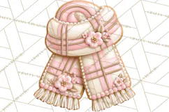 Pink Autumn Cookies Clipart PNG Product Image 2