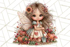 Enchanted Autumn Fairy World PNG, Fall Fairies Product Image 2