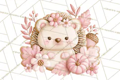 Pink Autumn Cookies Clipart PNG Product Image 3