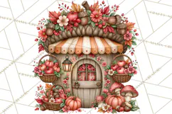 Enchanted Autumn Fairy World PNG, Fall Fairies Product Image 4