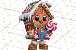 Neon North Pole PNG Christmas Clipart Product Image 4